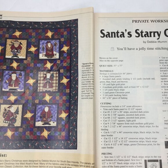 Vintage 1998 Traditional Quiltworks Magazine Lot Vol 1 Fabric Showcase Special - Picture 5 of 13